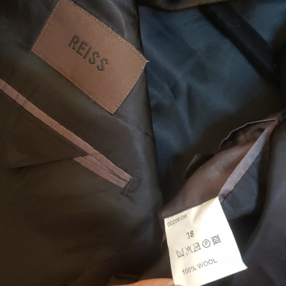 REISS WOOL BLAZER SIZE 38 - Picture 8 of 13